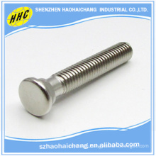 customized stainless steel partial threaded screw